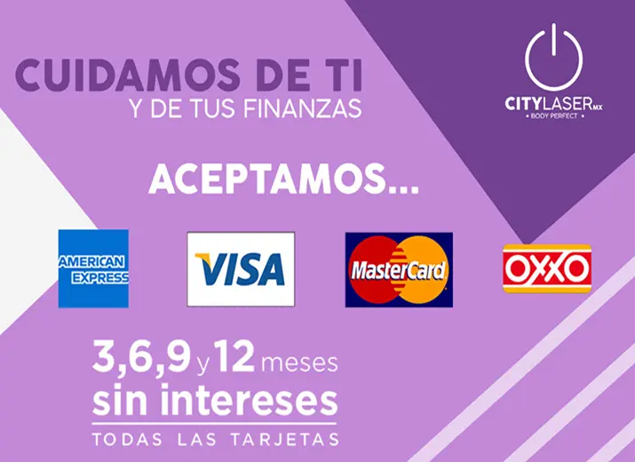 financiamiento, formas de pago, city láser mx