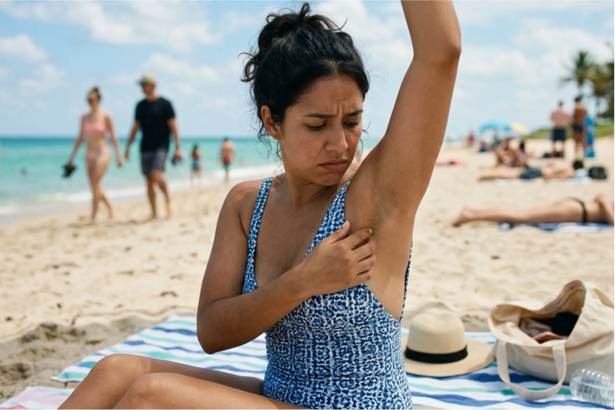 ¿Cada que visitas la playa batallas con tu vello corporal?